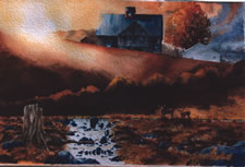 Sold Paintings: October Sunset
