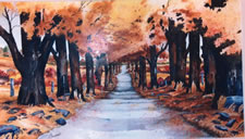 Sold Paintings: Autumn's Road Home