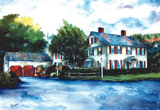 Sold Paintings: Leslie Restaurant