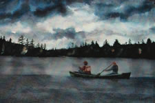 Sold Paintings: Racing The Storm