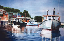 Sold Paintings: At Anchor