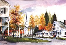 Sold Paintings: Autumn Traffic